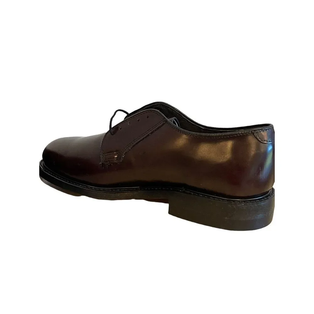 Knapp K160 Brown Leather Dress Shoe Men 7 EE Goodyear GT Oil Proof USA B27 92029